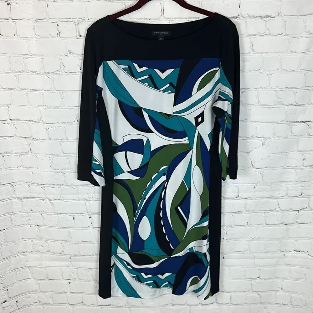 Banana Republic Multicolored Dress Size Medium